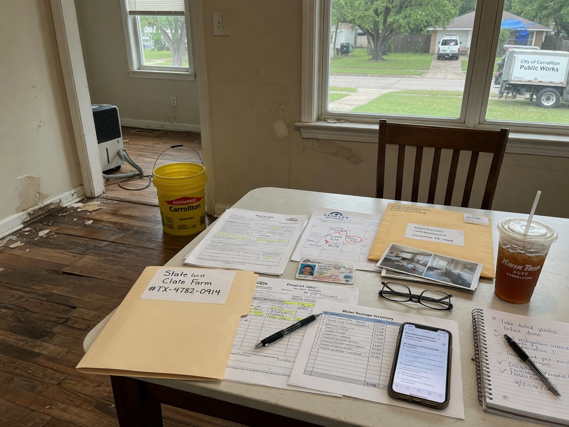 Water Damage in Pharr